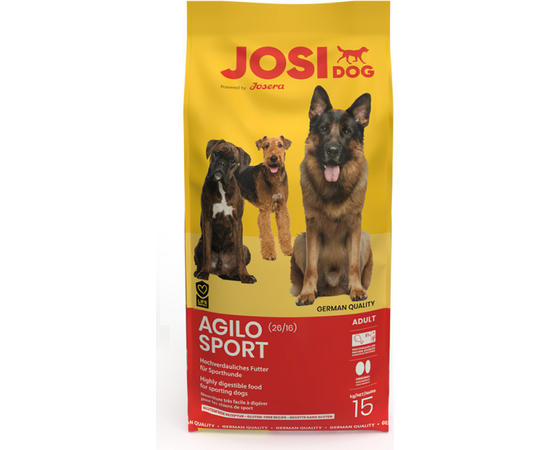 Josera Petfood Josera P suņiem JosiDog Agilo Sport 15 kg