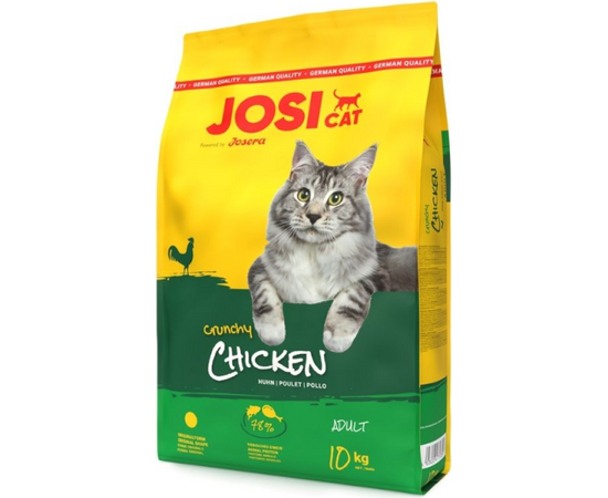 Josera Petfood Josera P kaķiem JosiCat Crunchy Chicken 10 kg
