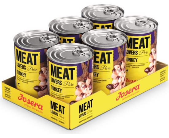 Josera Petfood Konservi JOSERA suņiem Meat Lovers Pure Turkey 400 g, 2 image