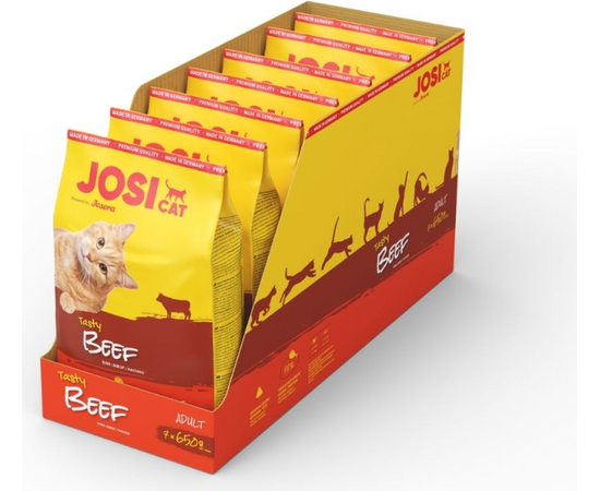 Josera Petfood Josera P kaķiem JosiCat Tasty Beef 650 g