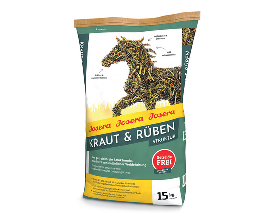 Josera Petfood Josera zirgiem Kraut & Ruben Struktur 15 kg