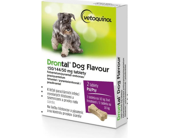 Vetoquinol Drontal Dog Flavour tbl. N2*