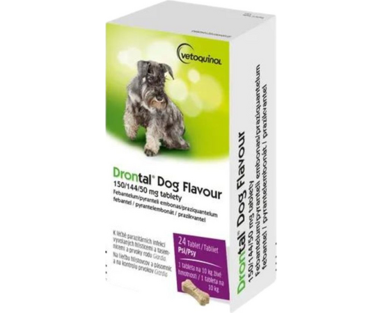 Vetoquinol Drontal Dog Flavour tbl. N24*