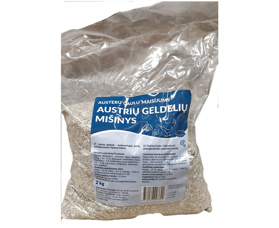 Ruvera Gliemežvāki austeru smalkie 1-2.5 mm 2 kg, 2 image