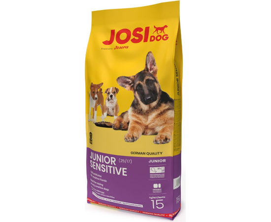 Josera Petfood Josera P suņiem JosiDog Junior Sensitive 15 kg