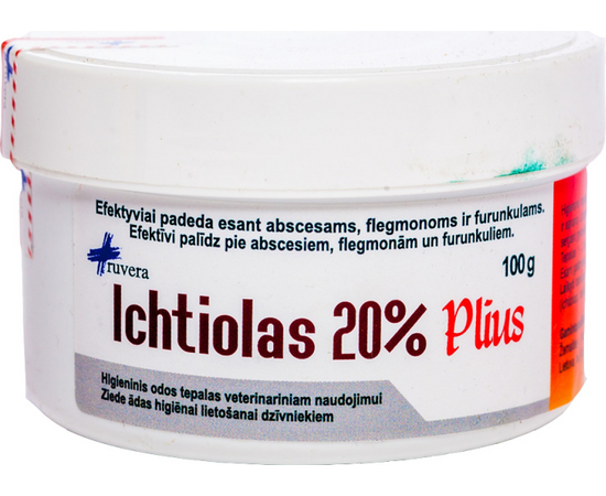 Ruvera Ichtiolas 20 % Plus 100 g