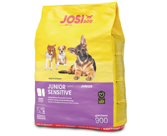 Josera Petfood Josera P suņiem JosiDog Junior Sensitive 900 g