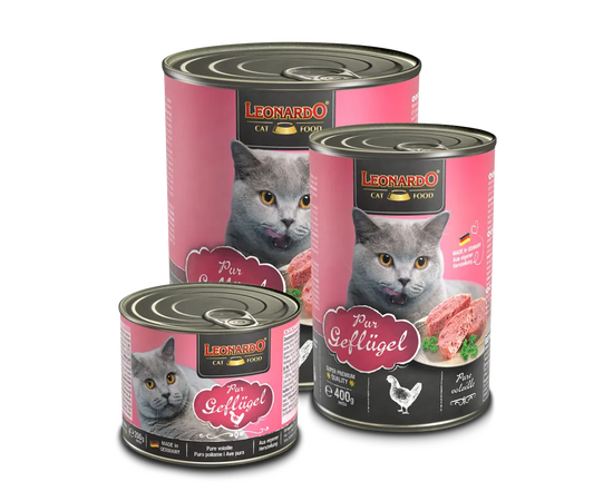 Leonardo Pure Poultry 800gr - Kaķu konservi ar mājputnu gaļu, 4 image