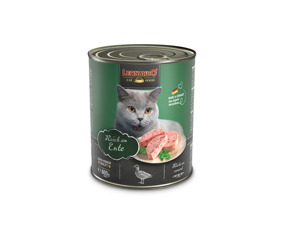 Leonardo Duck 800gr - Kaķiem ar pīles gaļu