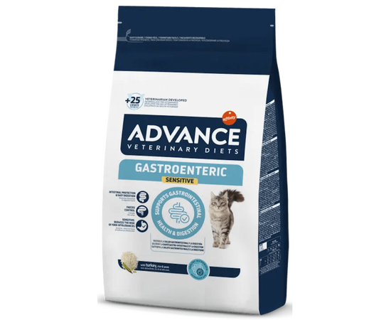 ADVANCE VETERINARY DIETS Gastroenteric Sensitive 1,5kg kaķiem