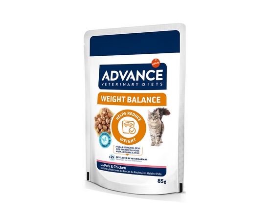 ADVANCE VETERINARY DIETS CAT WEIGHT BALANCE 85G - КОНСЕРВЫ ДЛЯ КОШЕК ДЛЯ КОНТРОЛЯ ВЕСА