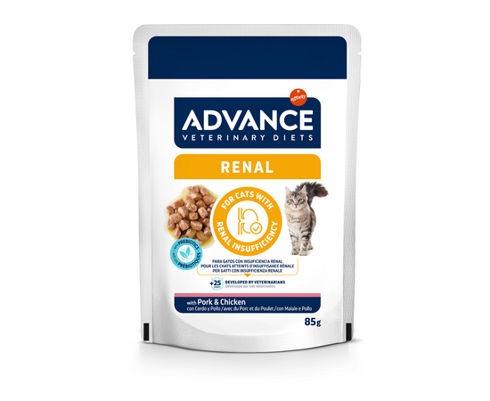 ADVANCE VETERINARY DIETS CAT RENAL 85G - КОНСЕРВЫ ДЛЯ КОШЕК С НАРУШЕНИЯМИ РАБОТЫ ПОЧЕК