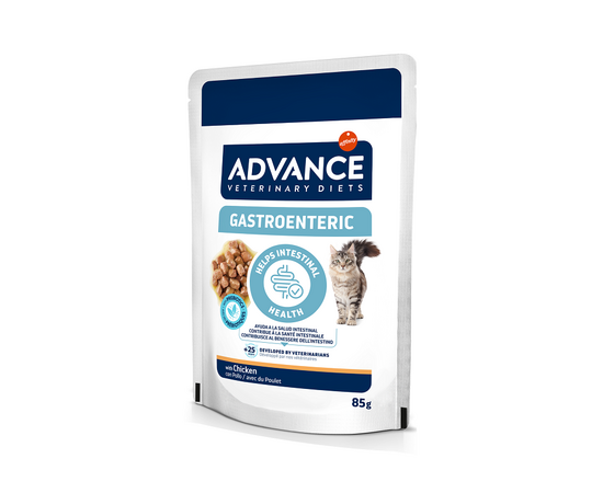 ADVANCE VETERINARY DIETS CAT GASTROENTERIC 85G - KONSERVI KAĶIEM AR GREMOSANAS TRAUCĒJUMIEM
