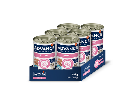 ADVANCE VETERINARY DIET DOG ATOPIC MED/MAXI 400G - KONSERVI VIDĒJO UN LIELU ŠĶIRŅU SUŅIEM AR ATOPISKO DERMATĪTU, 2 image