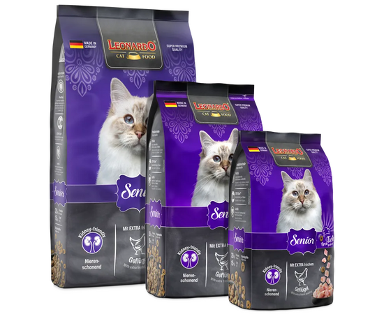 Leonardo Senior Fresh Poultry 1.8kg - Sausa barība vecākiem kaķiem