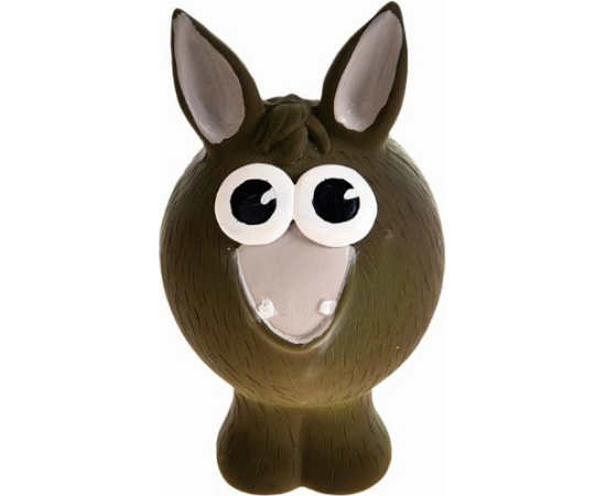 Barry King rotaļlieta suņiem, ēzelis, lateksa, ar skaņu, 13 cm