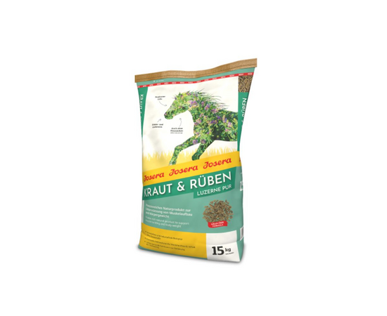 Josera Petfood Josera zirgiem Kraut&Ruben Luzerne Pur 15 kg