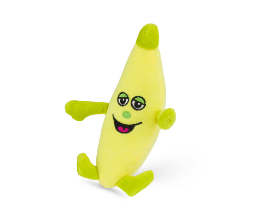 Barry King rotaļlieta suņiem, banāns, plīša, 15.5 cm