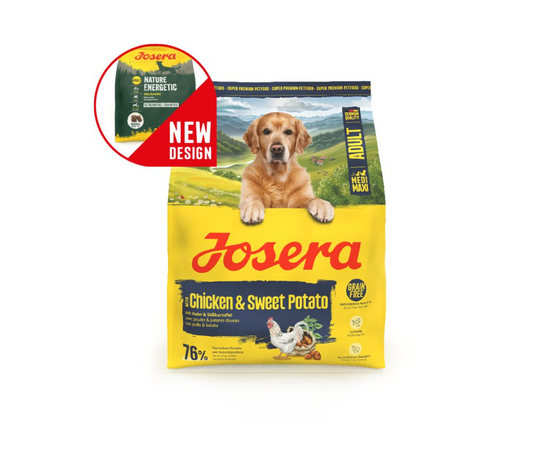 Josera Petfood Josera SP suņiem M/M with Chicken&Sweet Potato 900 g (Nature Energetic)