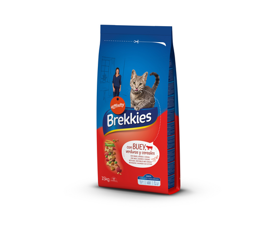 AF BREKKIES cat Beef 15,0kg