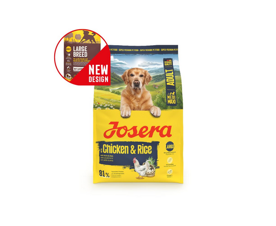 Josera Petfood Josera SP suņiem M/M Adult with Chicken&Rice 12.5 kg (Large Breed)