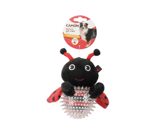 Rot. Suņiem - TPR un poliestera mārīte vai bite ar pīkstuli 16cm