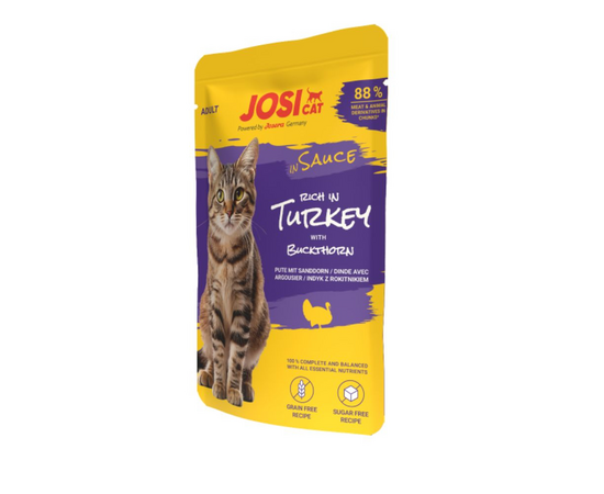 Josera Petfood Konservi JOSERA JosiCat rich in Turkey in Sauce 85 g