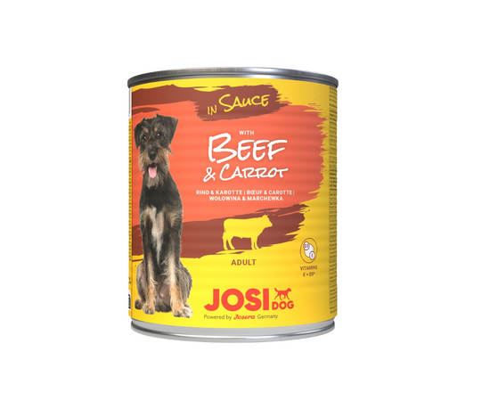 Josera Petfood Konservi JOSERA JosiDog with Beef&Carrot in Sauce 830 g