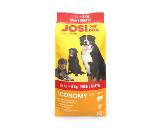 Josera Petfood AKCIJA Josera P suņiem JosiDog Economy 18 kg (15+3 kg)