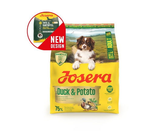 Josera Petfood Josera SP suņiem A/S Adult with Duck&Potato 900 g