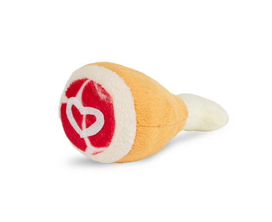 Barry King rotaļlieta suņiem, šķiņķa kāja, plīša, 12.5 cm