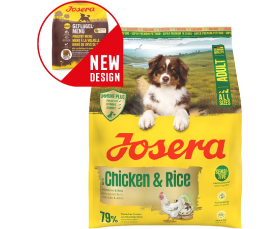 Josera Petfood Josera SP suņiem A/S Adult with Chicken&Rice 12.5 kg (Poultry-Menu)