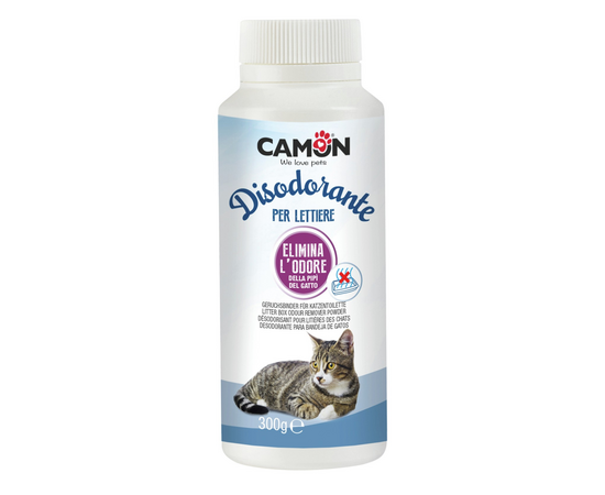 CAMON Litter box odour remover powder 300gr - dezod. līdz.kaķu kastēm