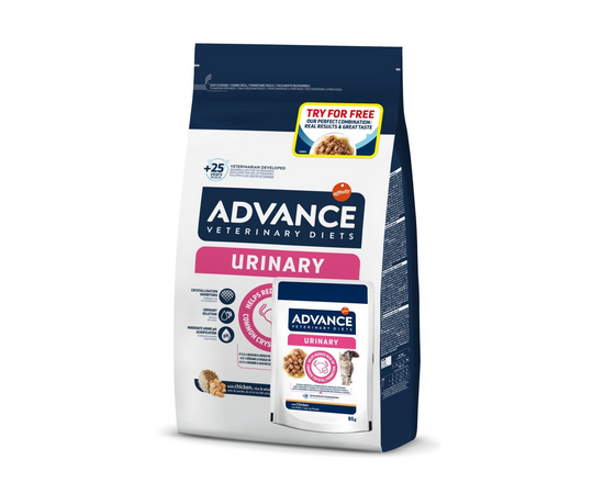 ADVANCE VETERINARY DIETS CAT URINARY 1,5 kg + 1 WET
