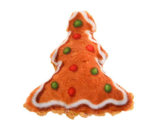 Barry King rotaļlieta kaķiem, Ziemassvētku eglīte ar pīkstuli, 6 x 6,5 cm