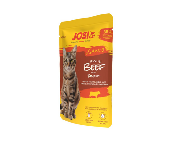 Josera Petfood Konservi JOSERA JosiCat rich in Beef in Sauce 85 g