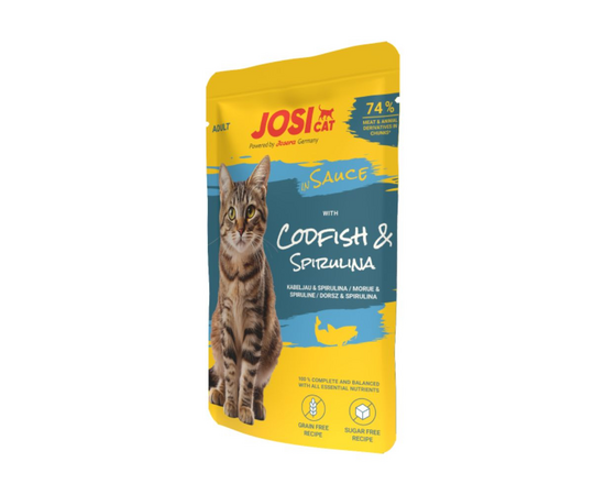 Josera Petfood Konservi JOSERA JosiCat with Codfish in Sauce 85 g