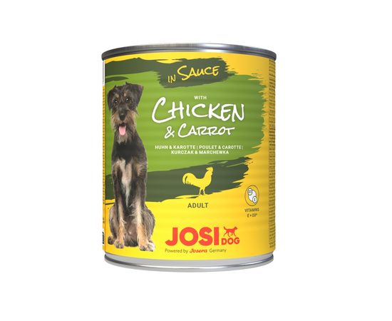 Josera Petfood Konservi JOSERA JosiDog with Chicken&Carrot in Sauce 830 g