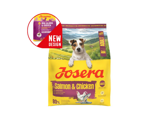 Josera Petfood Josera SP suņiem Mini Adult with Salmon&Chicken 900 g
