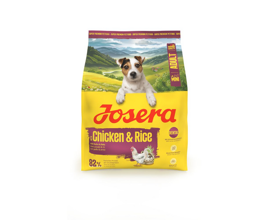 Josera Petfood Josera SP suņiem Mini Adult with Chicken&Rice 900 g (Miniwell)