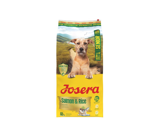 Josera Petfood Josera SP suņiem A/S Senior with Salmon&Rice 12.5 kg (SeniorPlus)