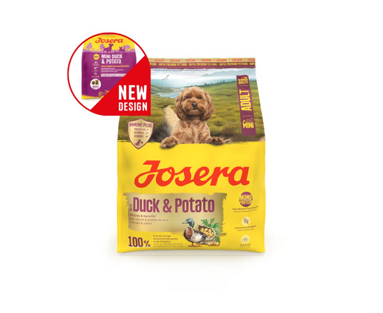 Josera Petfood Josera SP suņiem Mini Adult with Duck&Potato 900 g