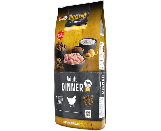 BELCANDO ADULT DINNER 22.5KG - Vidējo un lielo šķirņu suņiem ar normālu aktivitātes līmeni, 3 image