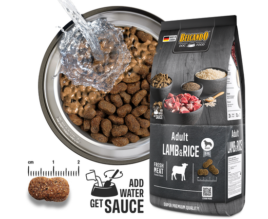 BELCANDO LAMB&RICE 12.5KG - Для собак всех пород (ягненок и рис)