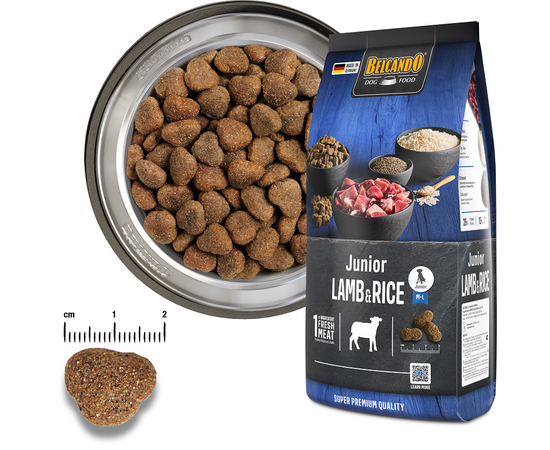 Belcando Junior Lamb & Rice 12.5 kg - keskmise ja suure kasvuga koertele alates 4 kuust