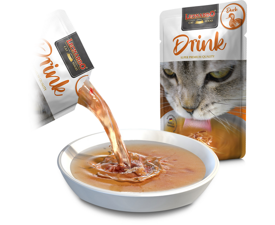 LEONARDO DRINK DUCK 40G - СУПЧИК ДЛЯ КОШЕК С МЯСОМ УТКИ