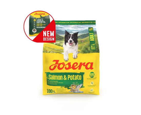 Josera Petfood Josera SP suņiem A/S Adult with Salmon&Potato 900 g